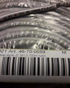 Pilot wire JZ 3x1.5 300/500V